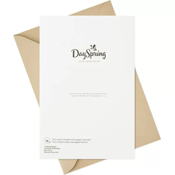 Dayspring Religious Thank You Card for Minister Making a Difference for Clergy Appreciation Day Encouragement Birthday