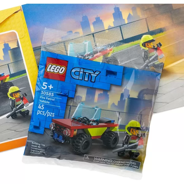 Hallmark Birthday Card for Kids with Legos Ninjago Mini Thunder Raider Building Kit Ages 7 and UpFire Truck Building Kit  Ages 5 and Up