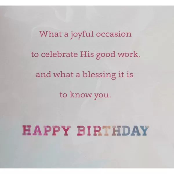 Hallmark DaySpring Religious Birthday Card Blessings On Your Birthday5 Cards  5 Envelopes