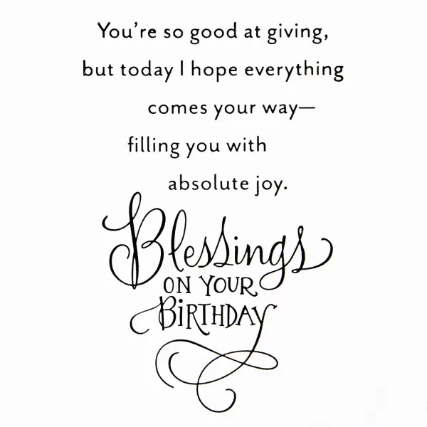 Hallmark DaySpring Religious Birthday Card Blessings On Your BirthdayBlessings On Your Birthday