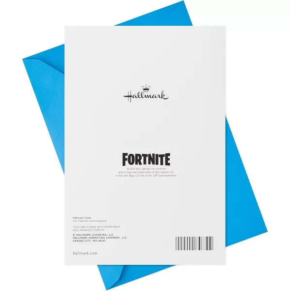 Hallmark Fortnite Birthday Card for Kids with Decal Peely