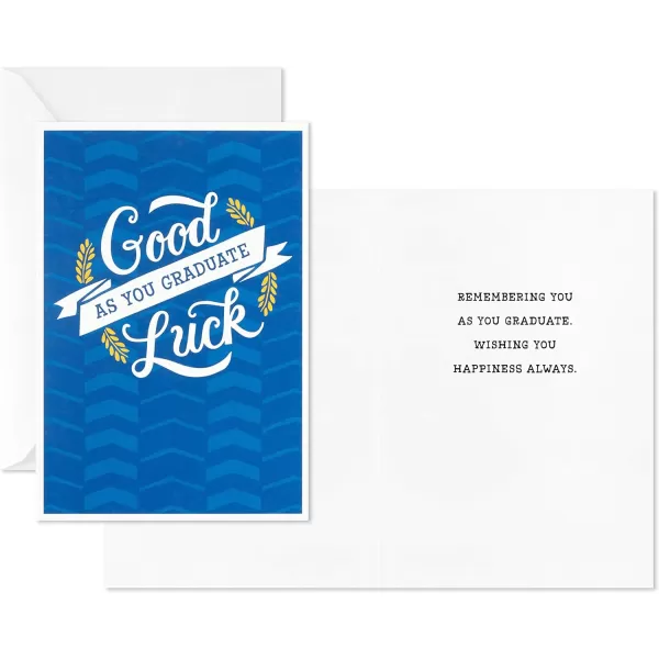 Hallmark Graduation Cards Amazing 6 Cards with EnvelopesGood Luck  6 Cards with Envelopes