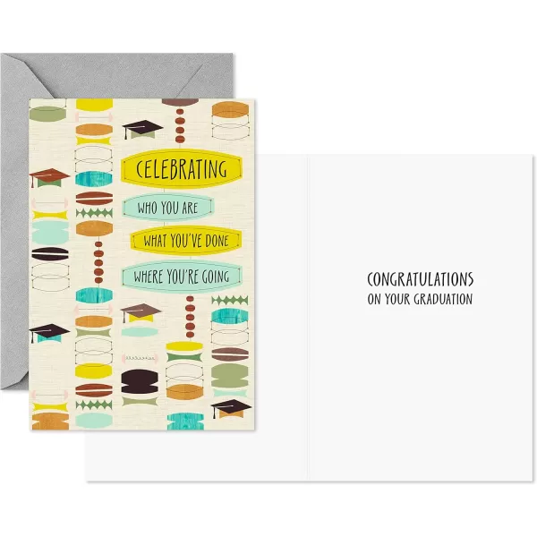 Hallmark Graduation Cards Amazing 6 Cards with EnvelopesGraduation Caps  6 Cards with Envelopes