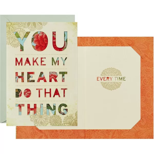 Hallmark Love Card Assortment New RelationshipMiss YouTime ApartJust Because 6 Cards with EnvelopesMulticolorAssorted