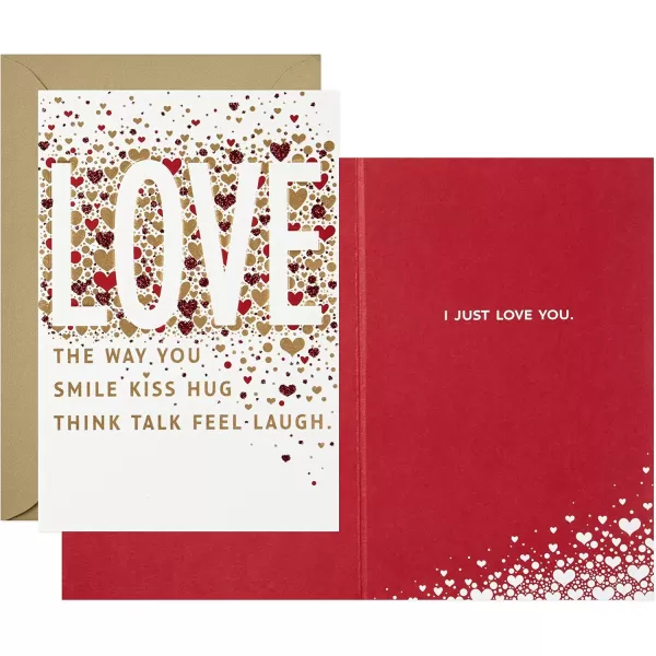 Hallmark Love Card Assortment New RelationshipMiss YouTime ApartJust Because 6 Cards with EnvelopesShort  Sweet  6 Cards