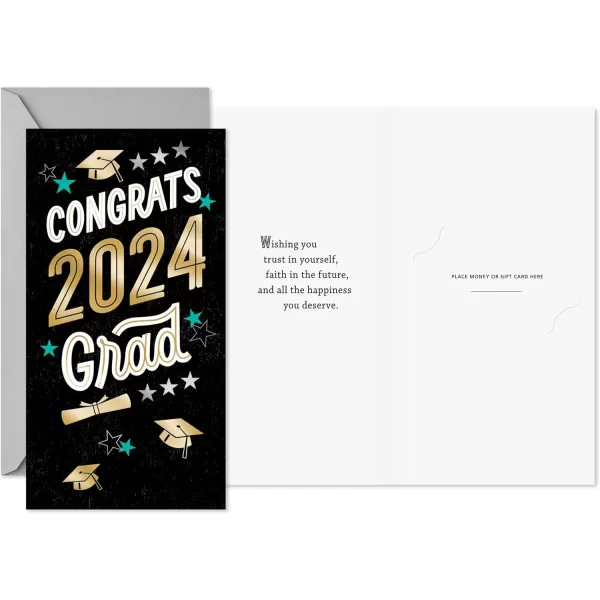 Hallmark Pack of Graduation Money Holders or Gift Card Holders 10 Cards with Envelopes Congrats 2024 GradClass of 2024