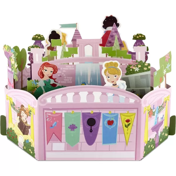 Hallmark Paper Wonder Pop Up Birthday Card for Kids Disney Princess CastlePop Up  Disney Princess