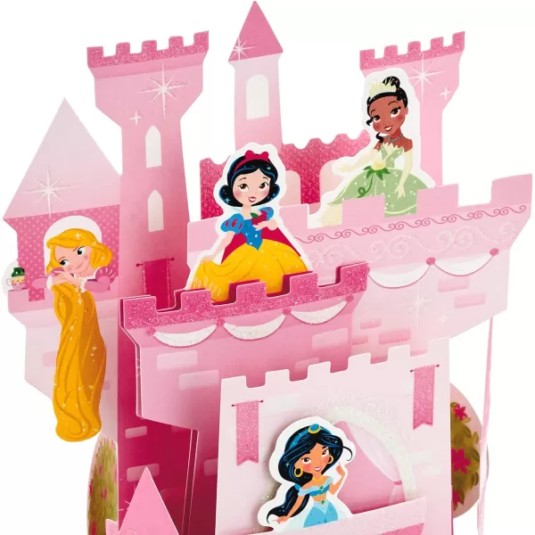 Hallmark Paper Wonder Pop Up Birthday Card for Kids Disney Princess CastlePop Up  Disney Princess Castle