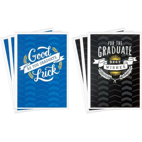 Hallmark Graduation Cards Amazing 6 Cards with EnvelopesGood Luck  6 Cards with Envelopes