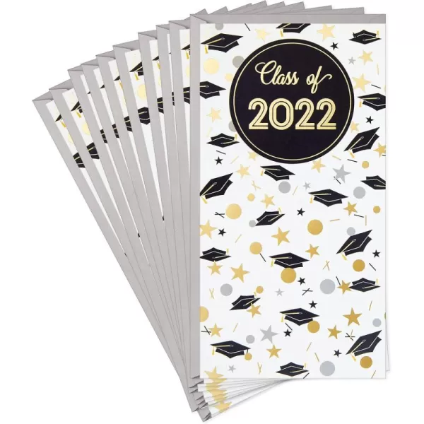 Hallmark Pack of Graduation Money Holders or Gift Card Holders 10 Cards with Envelopes Congrats 2024 GradClass of 2022