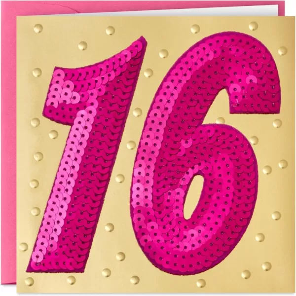 Hallmark Signature 16th Birthday Card for Her Seriously Sweet