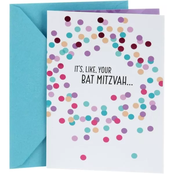 Hallmark Tree of Life Pack of 2 Bar Mitzvah Cards Mazel TovColorful Dots