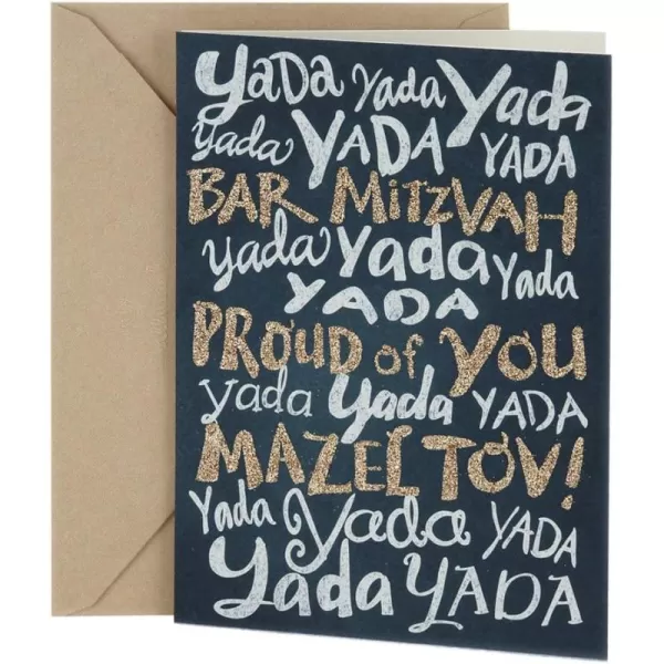 Hallmark Tree of Life Pack of 2 Bar Mitzvah Cards Mazel TovYada Yada