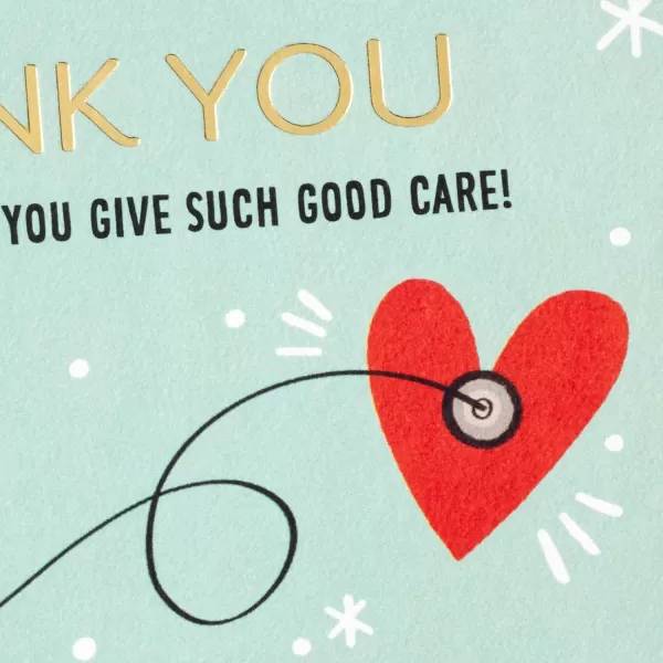 Hallmark Healthcare Thank You Card Pack 20 Blank Cards with Envelopes for Nurses Day Doctors Physician Assistants Medical Professionals