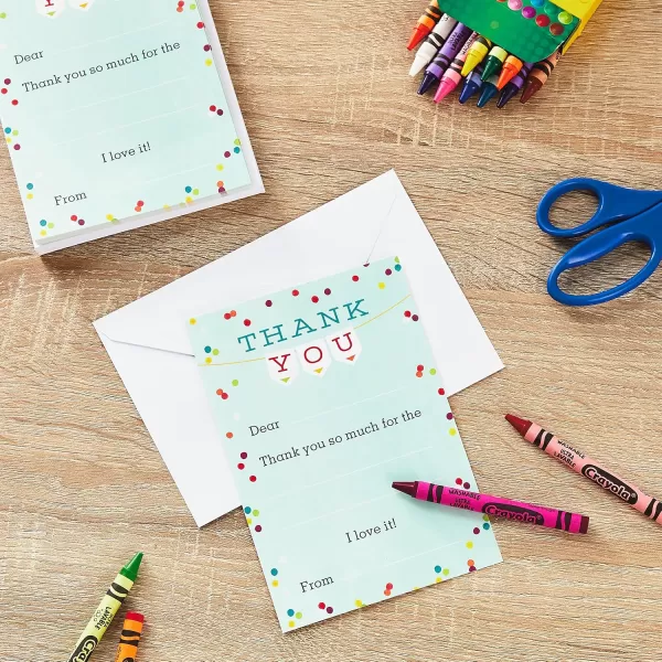 Hallmark Kids Fill in the Blank Thank You Cards 20 Cards with Envelopes