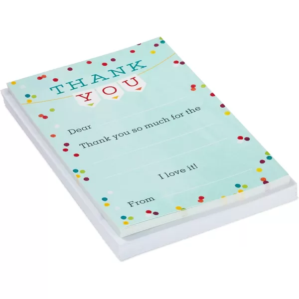 Hallmark Kids Fill in the Blank Thank You Cards 20 Cards with Envelopes