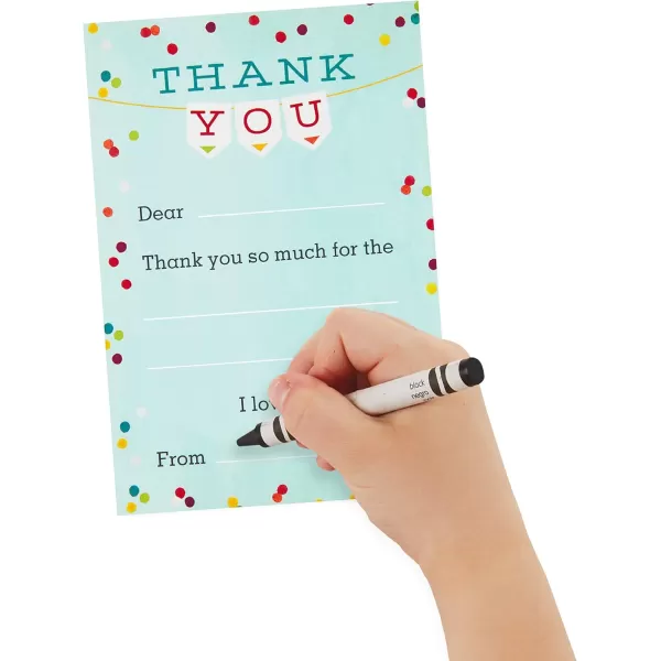 Hallmark Kids Fill in the Blank Thank You Cards 20 Cards with Envelopes