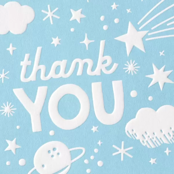 Hallmark Pack of Baby Shower Thank You Cards Outer Space 20 Thank You Notes and Envelopes