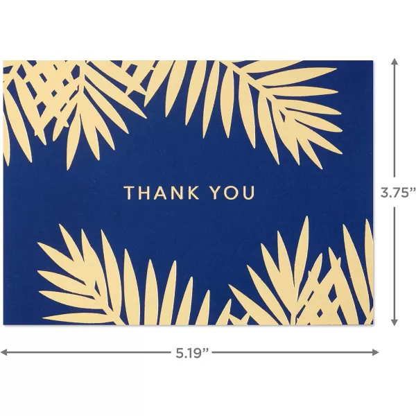 Hallmark Pack of Thank You Cards Elegant Silver Foil 40 Thank You Notes with Envelopes120 Blank Cards with Envelopes