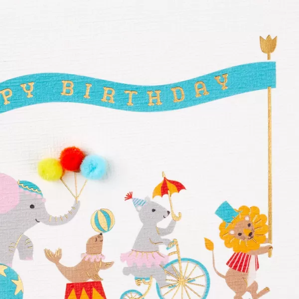 Hallmark Signature Birthday Card CircusCircus