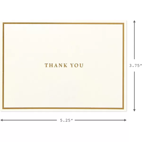 Hallmark Signature Gold Boxed Stationery Note Cards AssortmentCongratulations Cards Blank Cards Thank You Cards 24 Cards With Envelopes and Organizer with DividersSignature Gold