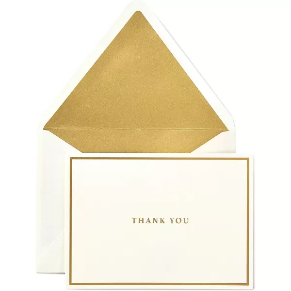 Hallmark Signature Gold Boxed Stationery Note Cards AssortmentCongratulations Cards Blank Cards Thank You Cards 24 Cards With Envelopes and Organizer with DividersSignature Gold