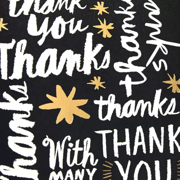 Hallmark Thank You Cards Assortment Black and White Thanks 48 Cards with Envelopes for All OccasionsBlack  White Assortment