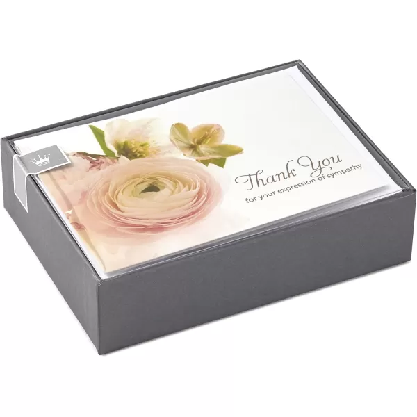 Hallmark Thank You for Your Sympathy Cards Soft Bouquet 20 Note Cards with Envelopes 5STZ5034Soft Bouquet