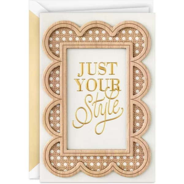 Hallmark Signature Birthday Card DeliveryRattan  Just Your Style