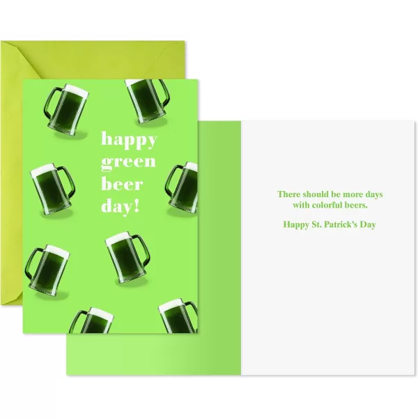 Hallmark Shoebox Funny Graduation Cards Conquer the World 6 Cards with EnvelopesSt Patricks Day  Green Beer