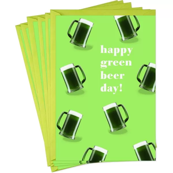 Hallmark Shoebox Funny Graduation Cards Conquer the World 6 Cards with EnvelopesSt Patricks Day  Green Beer