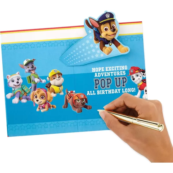 Hallmark Paw Patrol Birthday Card for Boys Born Brave