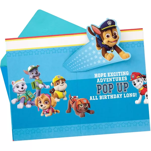 Hallmark Paw Patrol Birthday Card for Boys Born Brave