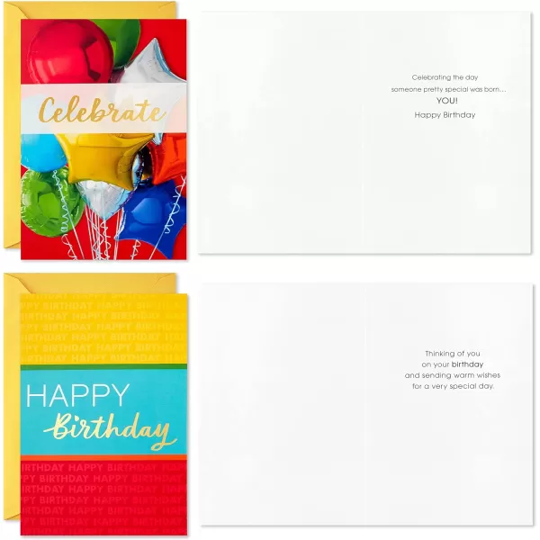 Hallmark Birthday Cards Assortment 16 Cards with Envelopes Classic Celebrate