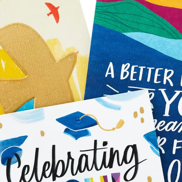 Hallmark Graduation Cards Assortment Better Future Pack of 3 Cards with EnvelopesBetter Future  3 Cards with Envelopes