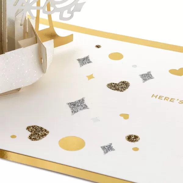 Hallmark Signature Paper Wonder Pop Up Anniversary Card Pop the Champagne