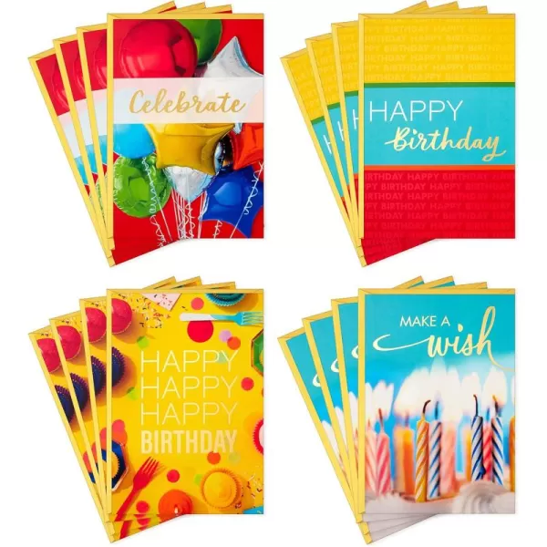 Hallmark Birthday Cards Assortment 16 Cards with Envelopes Classic Celebrate