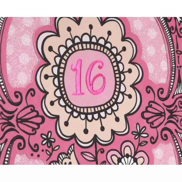 Hallmark 16th Birthday Greeting Card Sweet Flowers