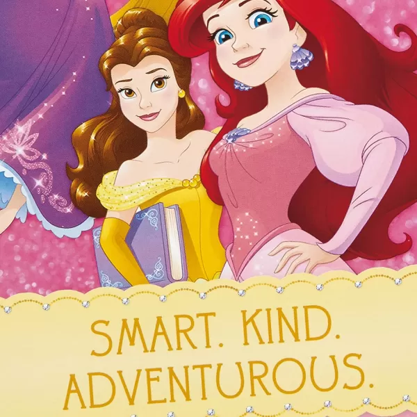 Hallmark Birthday Greeting Card for Kids Disney Princess Earring Stickers