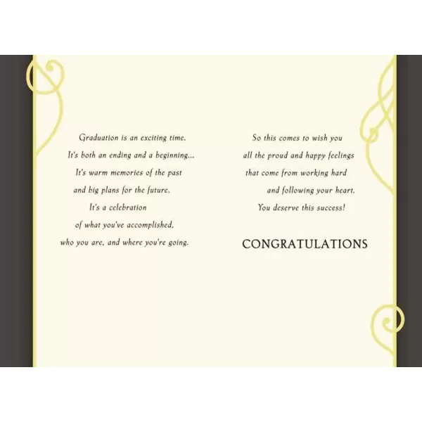 Hallmark College Graduation Card Diploma and Graduation Cap Proud of Your SuccessCollege  Proud