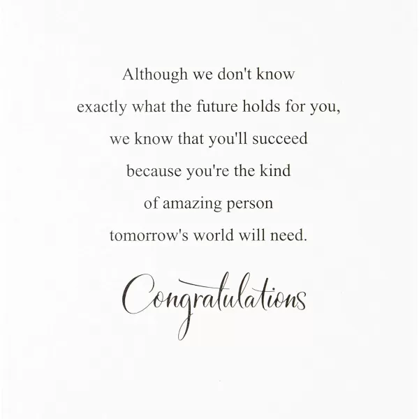 Hallmark College Graduation Card Diploma and Graduation Cap Proud of Your SuccessSo Proud of You Graduate