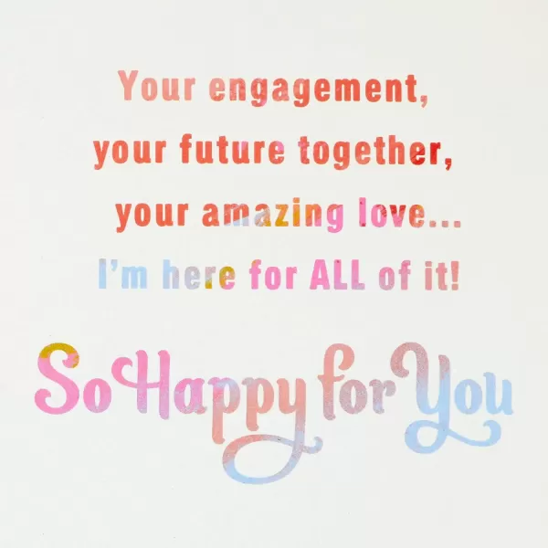 Hallmark Engagement Congratulations Card Yes Youre EngagedHere for It