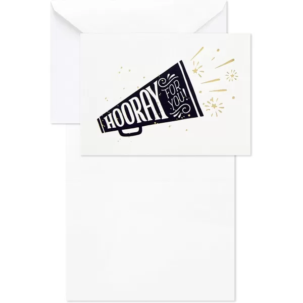 Hallmark Graduation Cards Bulk Assortment Retro Rainbow 36 Blank Cards with Envelopes 6 Designs for High School Kindergarten Middle School College and College GraduatesCongratulations Cards