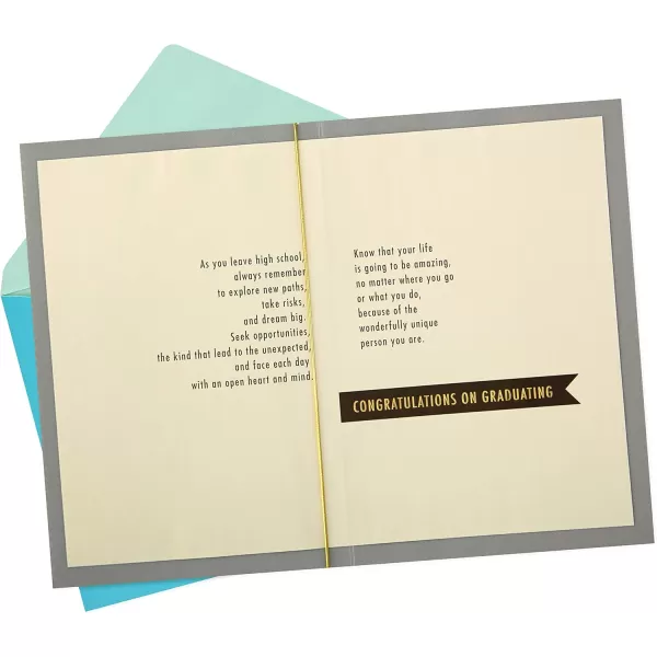 Hallmark High School Graduation Card Your Life Is Going to Be Amazing High School Amazing 599GGJ4855