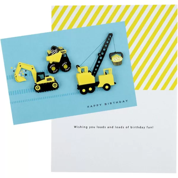 Hallmark Paper Wonder Pop Up Card Red Tractor for Kids Birthdays FarmersMulticolor