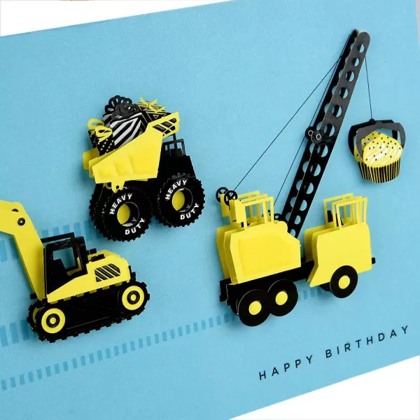 Hallmark Paper Wonder Pop Up Card Red Tractor for Kids Birthdays FarmersMulticolor