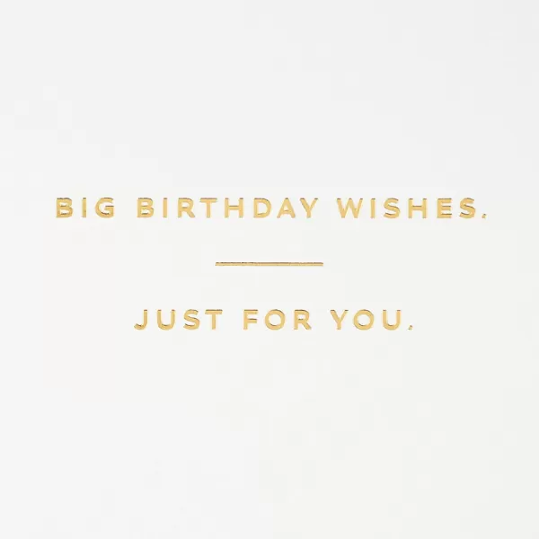 Hallmark Signature Birthday Card Big Birthday WishesBig Birthday Wishes