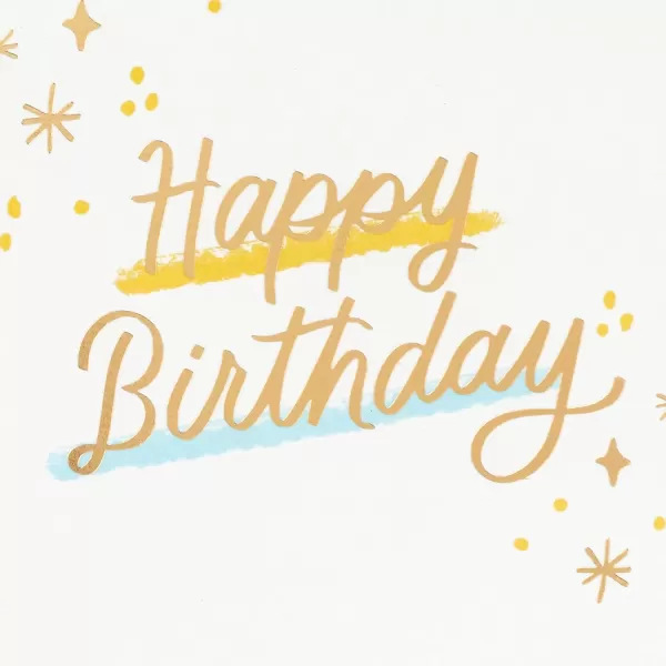 Hallmark Signature Birthday Card Big Birthday WishesWonderful You