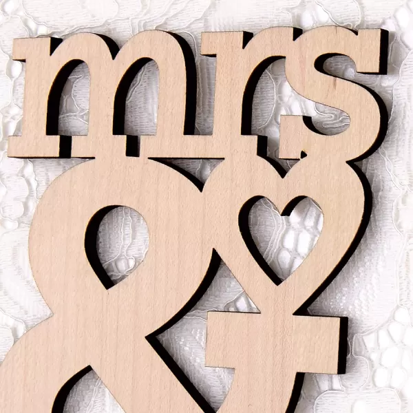 Hallmark Signature Wedding Card for Lesbian Couple Wood Mrs And Mrs