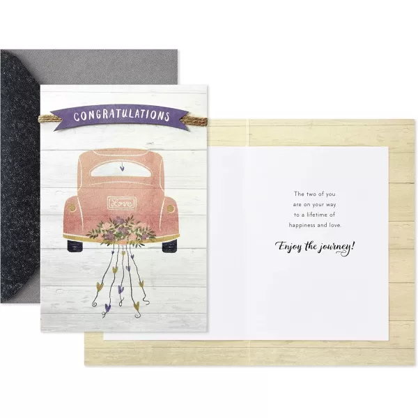 Hallmark Wedding Card Bridal Shower Card or Engagement Card Enjoy the JourneyEnjoy the Journey